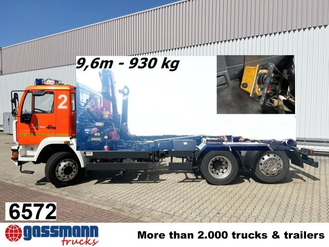 MAN 25/18.284 6x2-4 LL,Kran HMF 1113 K3, Funk, - Caminhão polibenne, Caminhão grua: foto 1 MAN 25/18.284 6x2-4 LL,Kran HMF 1113 K3, Funk, - Caminhão polibenne, Caminhão grua: foto 1
