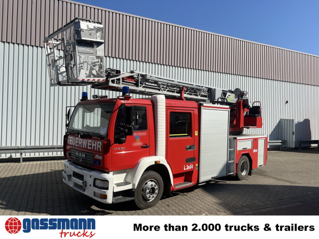 Carro de bombeiro MAN LE 15.255 4x2 LLC Doka, Metz DLA-K 12/9: foto 10