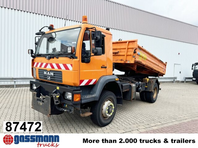 MAN LE 18.280 4X4 BB, Winterdienstausstattung, - Caminhão basculante, Caminhão grua: foto 1 MAN LE 18.280 4X4 BB, Winterdienstausstattung, - Caminhão basculante, Caminhão grua: foto 1