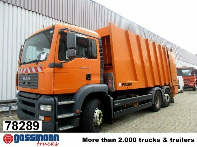 MAN TGA 26.350/400 6x2-2BL FAUN POWER PRESS 524, - Caminhão de lixo: foto 1 MAN TGA 26.350/400 6x2-2BL FAUN POWER PRESS 524, - Caminhão de lixo: foto 1