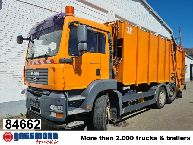 MAN TGA 28.320 6X2-4 BL, Lenkachse, Schörling - Caminhão de lixo: foto 1 MAN TGA 28.320 6X2-4 BL, Lenkachse, Schörling - Caminhão de lixo: foto 1