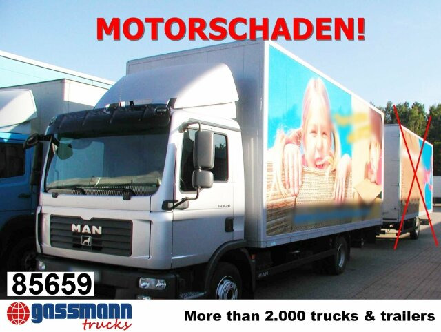 MAN TGL 8.210 4X2 BL mit LBW MBB, MOTORSCHADEN! - Caminhão furgão: foto 1 MAN TGL 8.210 4X2 BL mit LBW MBB, MOTORSCHADEN! - Caminhão furgão: foto 1