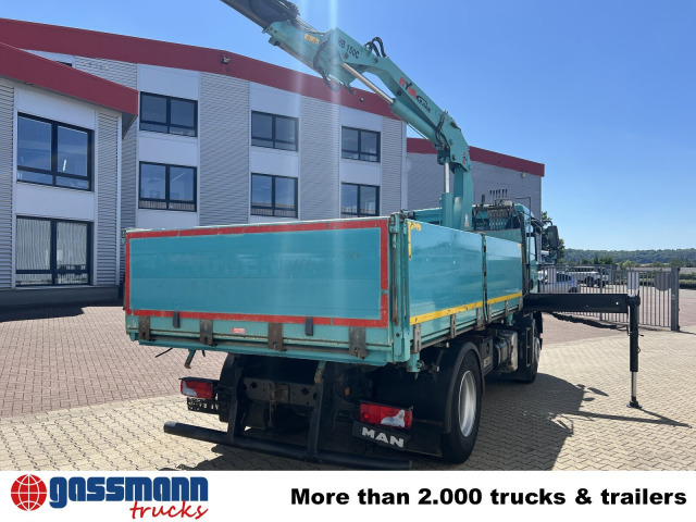 Caminhão basculante, Caminhão grua MAN TGM 18.290 4X2 BL mit Kran Hyva HB 150C: foto 10