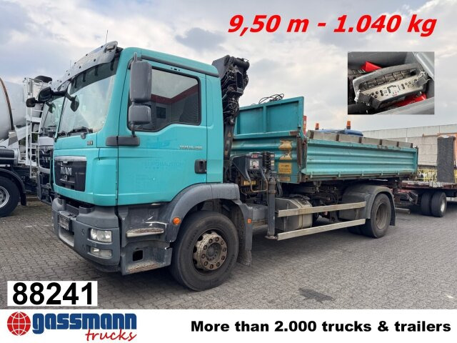 MAN TGM 18.290 4x2 LL, EEV, Kran Hiab XS 111 ES-3 - Caminhão basculante, Caminhão grua: foto 1 MAN TGM 18.290 4x2 LL, EEV, Kran Hiab XS 111 ES-3 - Caminhão basculante, Caminhão grua: foto 1