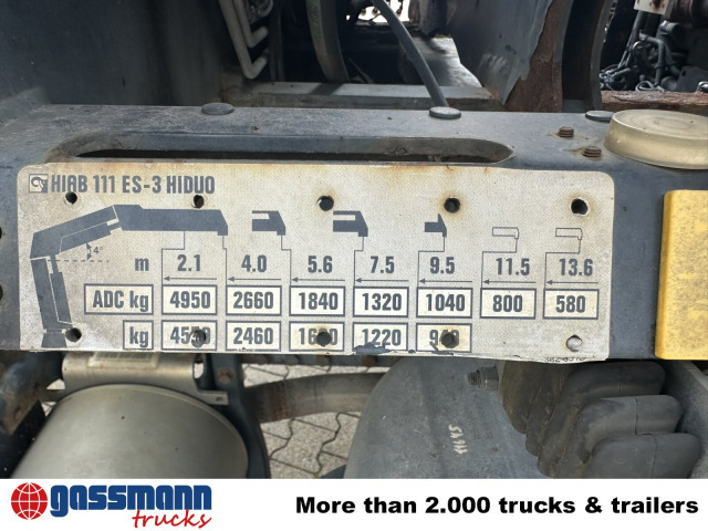 MAN TGM 18.290 4x2 LL, EEV, Kran Hiab XS 111 ES-3 - Caminhão basculante, Caminhão grua: foto 4 MAN TGM 18.290 4x2 LL, EEV, Kran Hiab XS 111 ES-3 - Caminhão basculante, Caminhão grua: foto 4