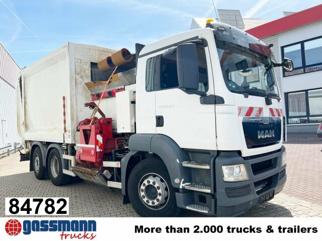 MAN TGS 26.320/400 6x2-4 LL, Rechtslenker, Retarder, - Caminhão de lixo: foto 1 MAN TGS 26.320/400 6x2-4 LL, Rechtslenker, Retarder, - Caminhão de lixo: foto 1