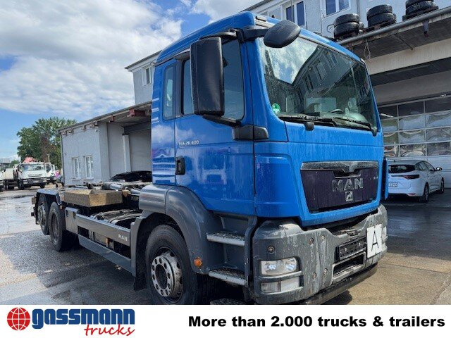 MAN TGS 26.400 6x2-4 BL, Lenk-/Liftachse - Caminhão polibenne: foto 2 MAN TGS 26.400 6x2-4 BL, Lenk-/Liftachse - Caminhão polibenne: foto 2