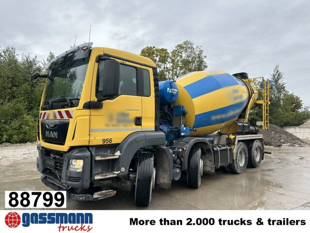 MAN TGS 32.400 8x4 BB, Stetter ca. 9m³ - Caminhão betoneira: foto 1 MAN TGS 32.400 8x4 BB, Stetter ca. 9m³ - Caminhão betoneira: foto 1