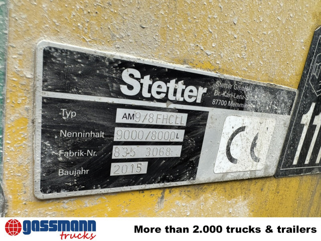 MAN TGS 32.400 8x4 BB, Stetter ca. 9m³ - Caminhão betoneira: foto 5 MAN TGS 32.400 8x4 BB, Stetter ca. 9m³ - Caminhão betoneira: foto 5