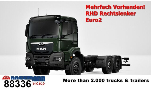 MAN TGS 33.440 6x6 BB CH RHD, Euro2, Rechtslenker, - Caminhão chassi: foto 1 MAN TGS 33.440 6x6 BB CH RHD, Euro2, Rechtslenker, - Caminhão chassi: foto 1