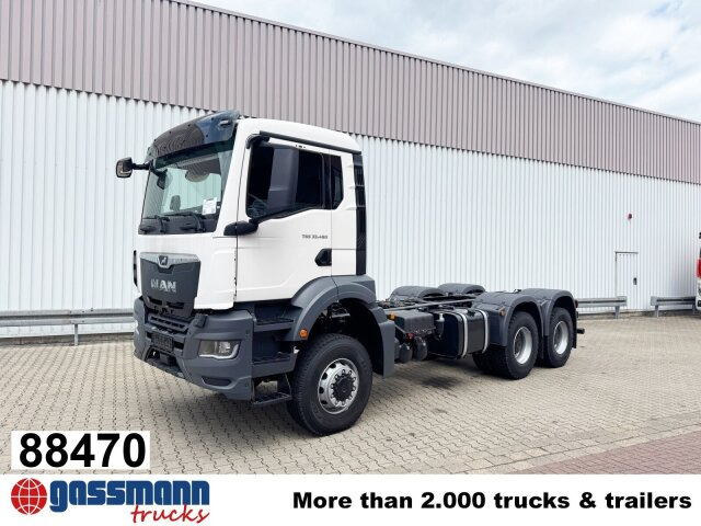 MAN TGS 33.480 6x6 BB CH, Hohe Bauart, Nebenantrieb - Caminhão chassi: foto 1 MAN TGS 33.480 6x6 BB CH, Hohe Bauart, Nebenantrieb - Caminhão chassi: foto 1