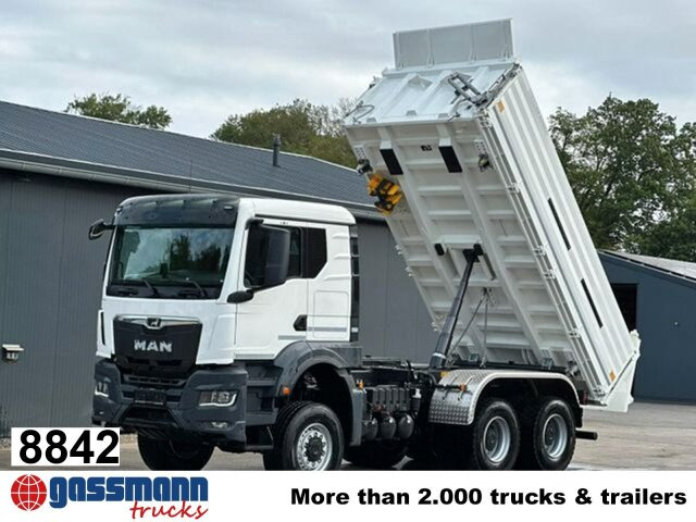 MAN TGS 33.480 6x6 BB CH, Hohe Bauart, Nebenantrieb - Caminhão basculante: foto 1 MAN TGS 33.480 6x6 BB CH, Hohe Bauart, Nebenantrieb - Caminhão basculante: foto 1