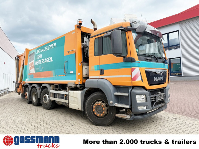 Caminhão de lixo para transporte de lixo MAN TGS 35.360 8x2-6 BL, 2x Lenkachse, Zöller: foto 9