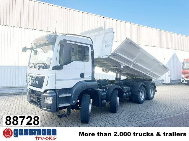 MAN TGS 35.460 8X4 BB, Meiller Bordmatik 13m³ - Caminhão basculante: foto 1 MAN TGS 35.460 8X4 BB, Meiller Bordmatik 13m³ - Caminhão basculante: foto 1