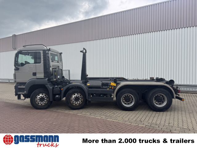 Caminhão polibenne MAN TGS 35.480 8x4 BL, Meiller RK 30.62 bis 6,5 m: foto 10