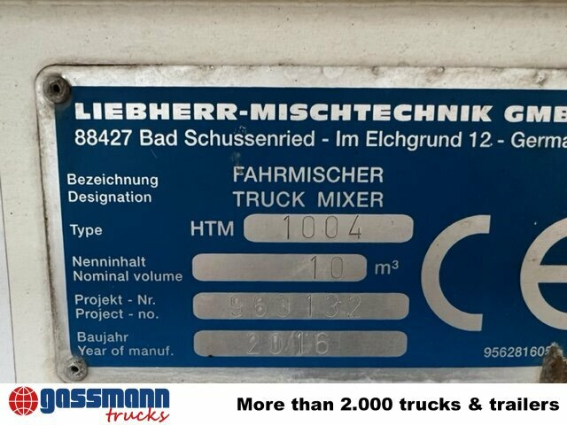 Semi-reboque betoneira MÜLLER MITTELTAL SF32, Liebherr Betonmischer: foto 10