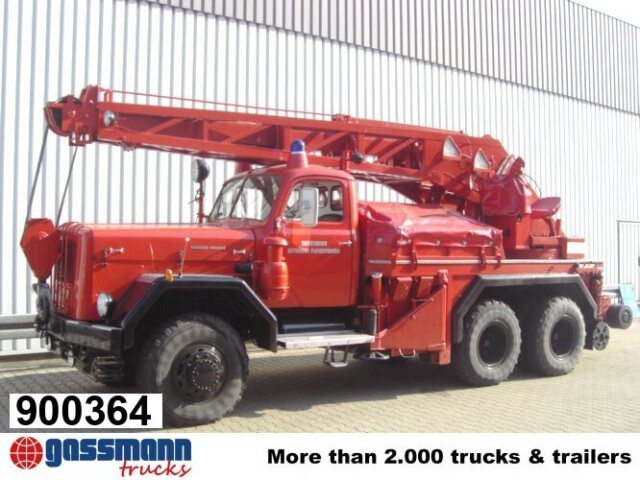 Magirus Deutz Magirus Uranus 250D 22 KW16 - Carro de bombeiro, Caminhão grua: foto 1 Magirus Deutz Magirus Uranus 250D 22 KW16 - Carro de bombeiro, Caminhão grua: foto 1