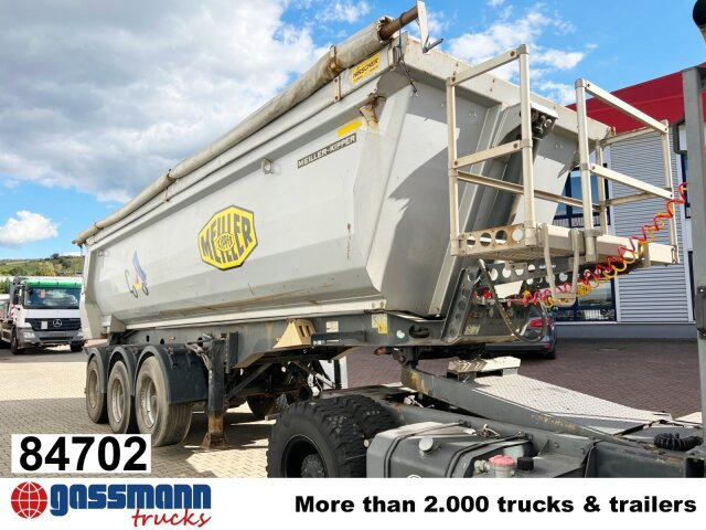 Meiller MHPS 12/27 NOSS2, Stahlmulde ca. 26m³, - Semireboque basculante: foto 1 Meiller MHPS 12/27 NOSS2, Stahlmulde ca. 26m³, - Semireboque basculante: foto 1