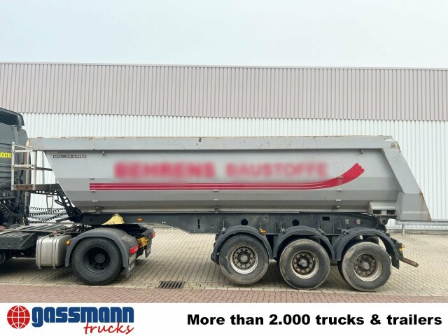 Meiller MHPS 12/27, Stahlmulde ca. 26m³, Liftachse - Semireboque basculante: foto 4 Meiller MHPS 12/27, Stahlmulde ca. 26m³, Liftachse - Semireboque basculante: foto 4