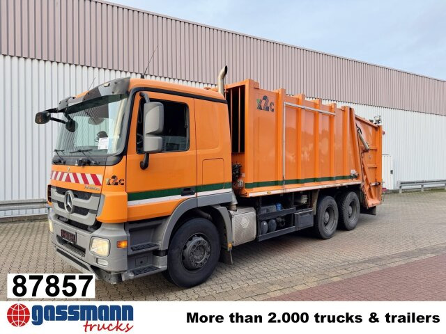 Mercedes-Benz Actros 2641/48 L 6x4, Haller M21X2C, Zöller - Caminhão de lixo: foto 1 Mercedes-Benz Actros 2641/48 L 6x4, Haller M21X2C, Zöller - Caminhão de lixo: foto 1