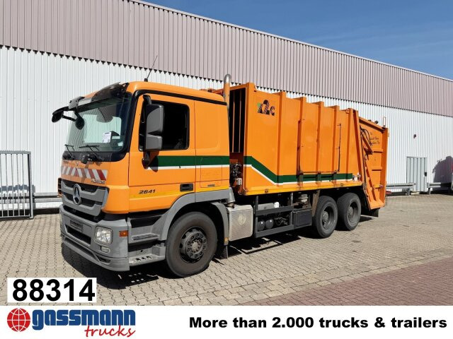 Mercedes-Benz Actros 2641/48 L 6x4, Haller M21X2C, Zöller - Caminhão de lixo: foto 1 Mercedes-Benz Actros 2641/48 L 6x4, Haller M21X2C, Zöller - Caminhão de lixo: foto 1