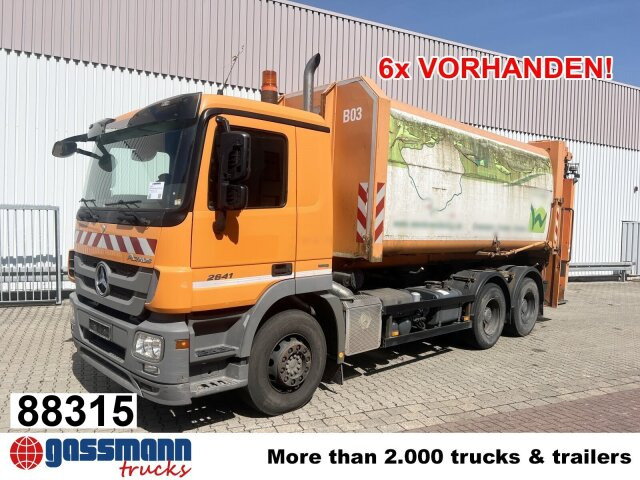 Mercedes-Benz Actros 2641/48 L 6x4, Seilabroller, Haller - Caminhão de lixo: foto 1 Mercedes-Benz Actros 2641/48 L 6x4, Seilabroller, Haller - Caminhão de lixo: foto 1