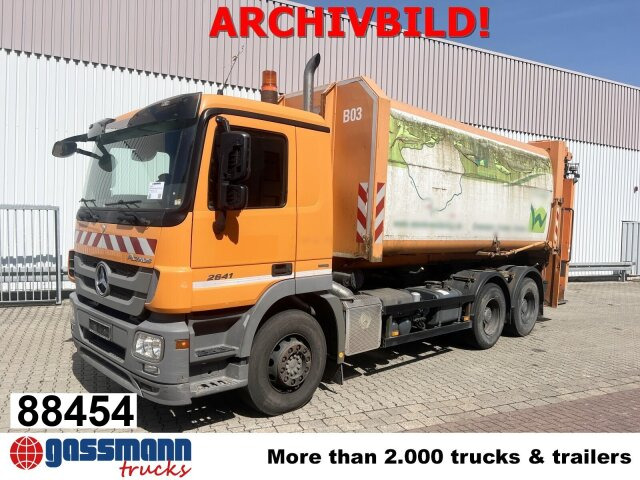 Mercedes-Benz Actros 2641/48 L 6x4, Seilabroller, Haller - Caminhão de lixo: foto 1 Mercedes-Benz Actros 2641/48 L 6x4, Seilabroller, Haller - Caminhão de lixo: foto 1