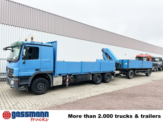 Mercedes-Benz Actros 2741 L 6x4, Twist-Lock ausz. auf 3m, - Camião de caixa aberta/ Plataforma, Caminhão grua: foto 5 Mercedes-Benz Actros 2741 L 6x4, Twist-Lock ausz. auf 3m, - Camião de caixa aberta/ Plataforma, Caminhão grua: foto 5