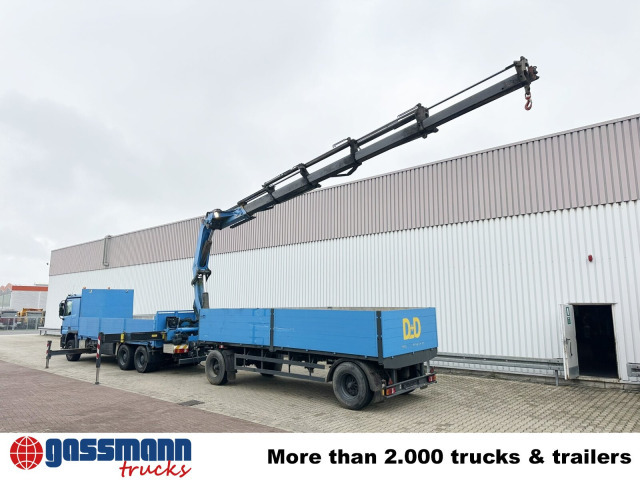 Mercedes-Benz Actros 2741 L 6x4, Twist-Lock ausz. auf 3m, - Camião de caixa aberta/ Plataforma, Caminhão grua: foto 4 Mercedes-Benz Actros 2741 L 6x4, Twist-Lock ausz. auf 3m, - Camião de caixa aberta/ Plataforma, Caminhão grua: foto 4