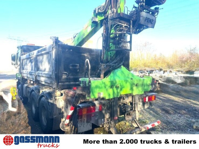 Mercedes-Benz Actros 3341 K 6x4, Bormatik links, Heckkran Penz - Caminhão basculante, Caminhão grua: foto 3 Mercedes-Benz Actros 3341 K 6x4, Bormatik links, Heckkran Penz - Caminhão basculante, Caminhão grua: foto 3
