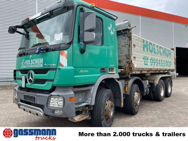 Caminhão basculante Mercedes-Benz Actros MP III 3544/8x4/4, 3 Pedale: foto 10