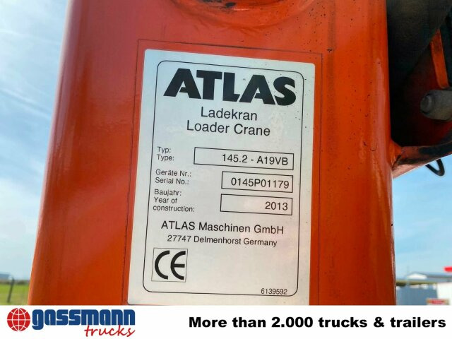 Mercedes-Benz Arocs 2545 L/6x2/4, Atlas Kran, 145.2-A19 VB, - Camião de caixa aberta/ Plataforma, Caminhão grua: foto 2 Mercedes-Benz Arocs 2545 L/6x2/4, Atlas Kran, 145.2-A19 VB, - Camião de caixa aberta/ Plataforma, Caminhão grua: foto 2