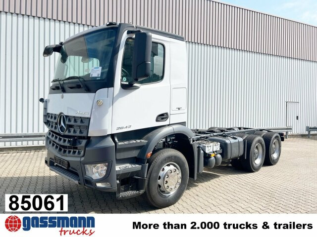 Mercedes-Benz Arocs 2642 K 6x4, Retarder, Motorabtrieb - Caminhão chassi: foto 1 Mercedes-Benz Arocs 2642 K 6x4, Retarder, Motorabtrieb - Caminhão chassi: foto 1
