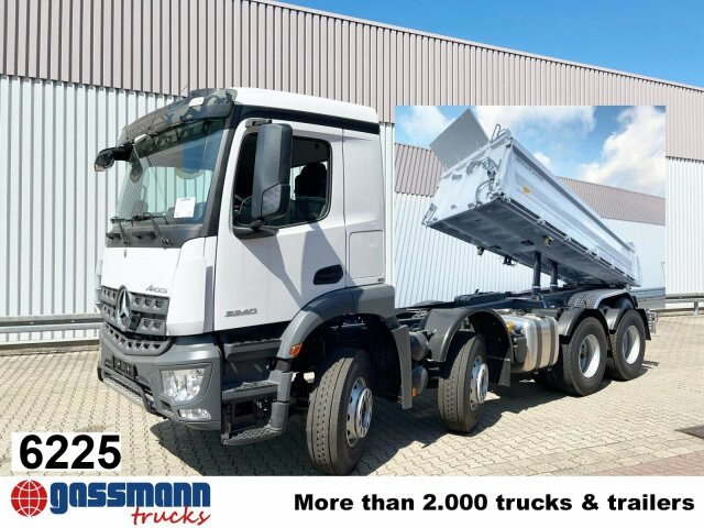 Mercedes-Benz Arocs 3240 8x4, Meiller 3-Seiten Kipper, ca. - Caminhão basculante: foto 1 Mercedes-Benz Arocs 3240 8x4, Meiller 3-Seiten Kipper, ca. - Caminhão basculante: foto 1