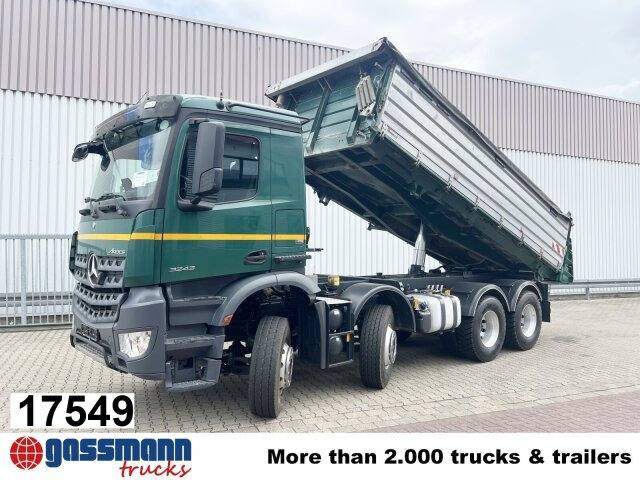 Mercedes-Benz Arocs 3243 K 8x4, Ressenig Thermo Alukipper 3-S - Caminhão basculante: foto 1 Mercedes-Benz Arocs 3243 K 8x4, Ressenig Thermo Alukipper 3-S - Caminhão basculante: foto 1