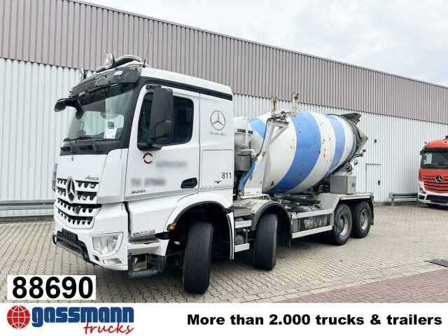 Mercedes-Benz Arocs 3251 8x4/4, Betonmischer Liebherr ca. 9m³ - Caminhão betoneira: foto 1 Mercedes-Benz Arocs 3251 8x4/4, Betonmischer Liebherr ca. 9m³ - Caminhão betoneira: foto 1
