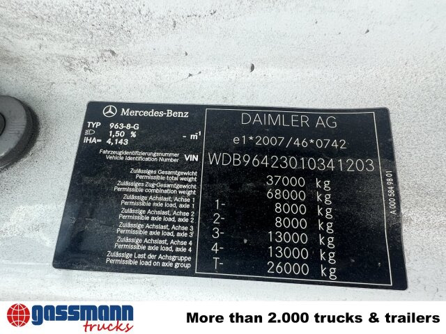 Mercedes-Benz Arocs 3253 K 8x4/4, Retarder, Stahlmulde ca. - Dumper: foto 2 Mercedes-Benz Arocs 3253 K 8x4/4, Retarder, Stahlmulde ca. - Dumper: foto 2