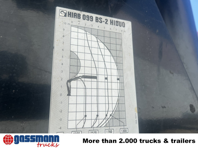 Mercedes-Benz Atego 1624/27 4x2, Heckkran Hiab 099 BS-2 HiDuo, - Caminhão basculante, Caminhão grua: foto 2 Mercedes-Benz Atego 1624/27 4x2, Heckkran Hiab 099 BS-2 HiDuo, - Caminhão basculante, Caminhão grua: foto 2