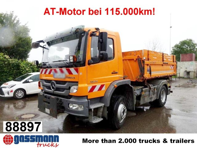 Mercedes-Benz Atego 1624 AK 4x4, AT-Motor, - Caminhão basculante, Caminhão grua: foto 1 Mercedes-Benz Atego 1624 AK 4x4, AT-Motor, - Caminhão basculante, Caminhão grua: foto 1