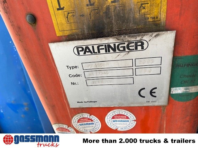 Mercedes-Benz Atego 1823 4x2 mit Kran Palfinger PK10500, - Caminhão basculante, Caminhão grua: foto 3 Mercedes-Benz Atego 1823 4x2 mit Kran Palfinger PK10500, - Caminhão basculante, Caminhão grua: foto 3