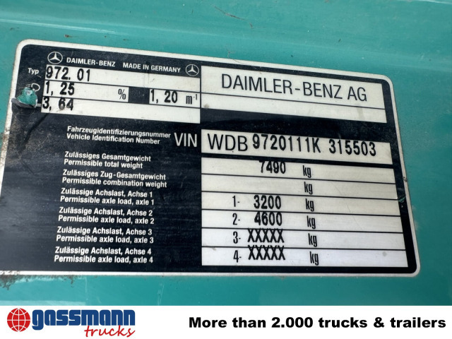 Mercedes-Benz Atego 815 K 4x2, 2x AHK - Caminhão basculante: foto 3 Mercedes-Benz Atego 815 K 4x2, 2x AHK - Caminhão basculante: foto 3