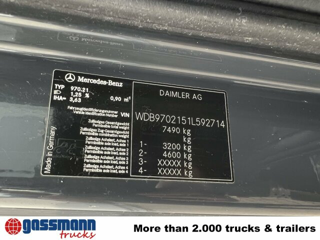 Mercedes-Benz Atego 816 L 4x2 mit LBW, 4x Vorhanden! - Caminhão furgão: foto 2 Mercedes-Benz Atego 816 L 4x2 mit LBW, 4x Vorhanden! - Caminhão furgão: foto 2