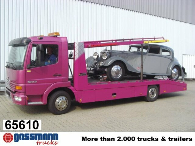 Mercedes-Benz Atego 817L 4x2, Autotransporter, 2x - Caminhão transporte de veículos: foto 1 Mercedes-Benz Atego 817L 4x2, Autotransporter, 2x - Caminhão transporte de veículos: foto 1