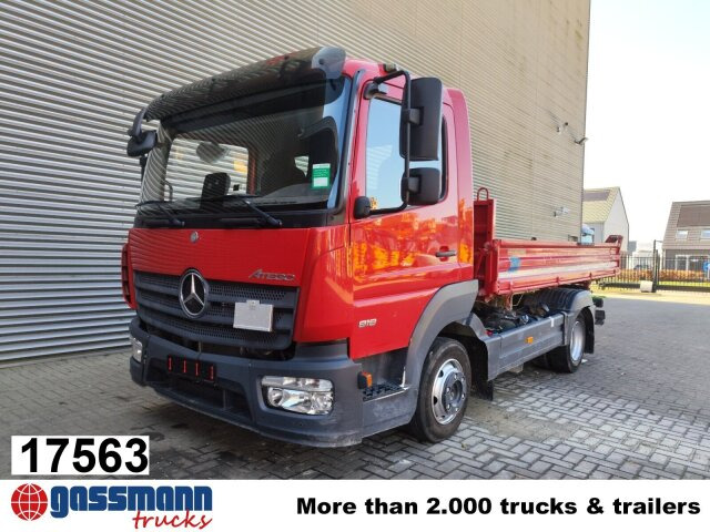 Mercedes-Benz Atego 818 K 4x2, Meiller-Kipper, 2 x AHK - Caminhão basculante: foto 1 Mercedes-Benz Atego 818 K 4x2, Meiller-Kipper, 2 x AHK - Caminhão basculante: foto 1