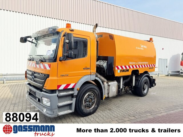 Mercedes-Benz Axor 1829 4x2, Zweiweg Z200, Kehrmaschine Faun - Varredora urbana: foto 1 Mercedes-Benz Axor 1829 4x2, Zweiweg Z200, Kehrmaschine Faun - Varredora urbana: foto 1