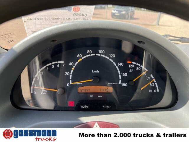 Furgão caixa aberta, Carrinha cabine dupla Mercedes-Benz Sprinter 308 4x2 Doka: foto 15