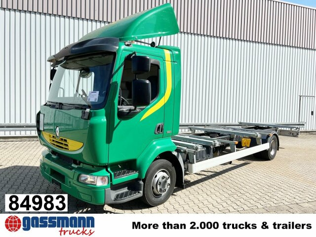 Renault Midlum 220.12 4x2, BDF verschiedene Größen - Caminhão transportador de contêineres/ Caixa móvel: foto 1 Renault Midlum 220.12 4x2, BDF verschiedene Größen - Caminhão transportador de contêineres/ Caixa móvel: foto 1