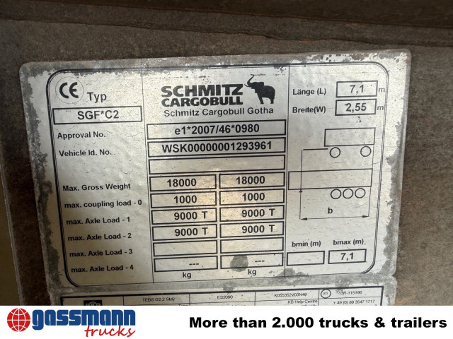 Schmitz Cargobull ZKI 18-4.9, Alu-Bordwände, ca. 10m³ - Reboque basculante: foto 3 Schmitz Cargobull ZKI 18-4.9, Alu-Bordwände, ca. 10m³ - Reboque basculante: foto 3