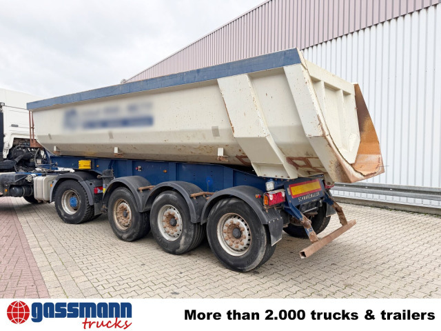 Schwarzmüller HKS 3/E-S1, Liftachse, Stahlmulde, ca. 25m³ - Semireboque basculante: foto 4 Schwarzmüller HKS 3/E-S1, Liftachse, Stahlmulde, ca. 25m³ - Semireboque basculante: foto 4