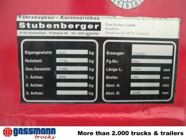 TONHOFER DL1 Plattform-Auflieger - Semi-reboque plataforma/ Caixa aberta: foto 3 TONHOFER DL1 Plattform-Auflieger - Semi-reboque plataforma/ Caixa aberta: foto 3